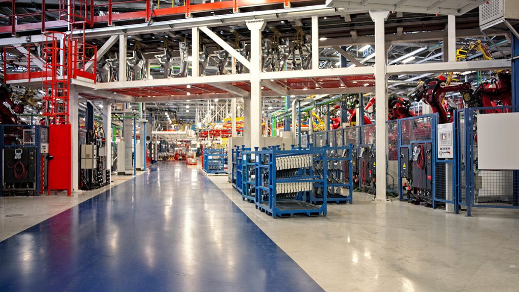 warehouse floor